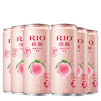 锐澳(RIO)洋酒 鸡尾酒 预调酒 百香果伏特加风味330ml*6罐