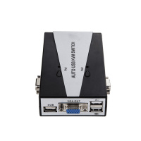 飞利浦(Philips) K201UM-X 2进1出KVM切换器 USB手动KVM 电脑显示器共享器 单个装