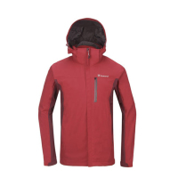 探路者三合一冲锋衣 男户外防水加厚保暖抓绒防水透气冲锋衣