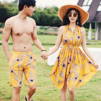 新款泳衣女显瘦小胸聚拢性感比基尼三件套温泉沙滩情侣款套装