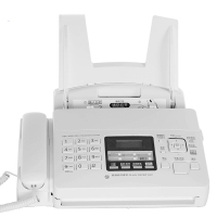 ANE松下KX-FP7009CN 传真机热转印 碳带传真机普通A4纸中文显示(白色)支持来电显示复印