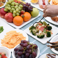 茶花G09005纯色圆碟(230mm) 8只装