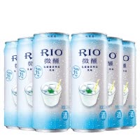 锐澳(RIO)洋酒 鸡尾酒 预调酒 乳酸菌+白桃+百香果+玫瑰荔枝味330ml*8罐