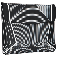 新秀丽(Samsonite)手包手抓包手拿包信封包ipad包男女可用黑色条纹