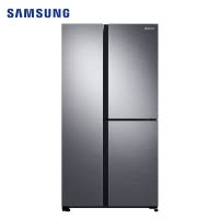 三星(SAMSUNG)642升三开门冰箱风冷无霜智能变频三门对开大容量家用大冰箱银色RS63R5587M9/SC