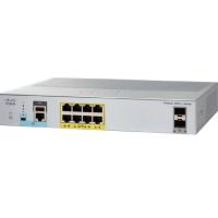 思科(CISCO)YC WS-C2960L-8PS-LL 8口千兆POE+2光口交换机