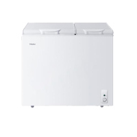 海尔(Haier)冰柜 家用 冷柜 双温 商用 冷藏冷冻柜 FCD-211XZ(DS)