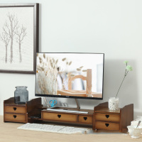 博爱诺 ZGJ-038 六抽加长爱心 电脑显示器增高架 桌面收纳架 (计价单位:个)