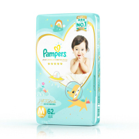 帮宝适(Pampers)日本进口一级帮宝适婴儿纸尿裤大包中码62