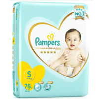 帮宝适(Pampers)日本进口一级帮宝适纸尿裤大包装小码76