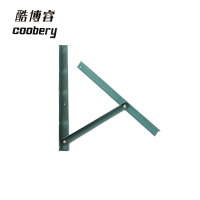 帮客材配 酷博睿 5P 空调角钢支架 Coobery-JJ 5.5kg 送货上门 8付/箱 深绿色