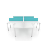 标灿办公家具多变造型屏风桌/卡座/职员办公桌简约升级款