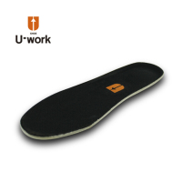 U-work优工 防刺穿鞋垫 安全鞋劳保鞋配套鞋垫 黑色