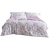 凯盛家纺 40支天丝贡缎花朵/草/叶子绗缝纤维单双人夏被子1.5m床 半夏时光