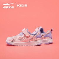 鸿星尔克(ERKE)童鞋女童鞋小童运动鞋魔术贴耐磨舒适儿童休闲板鞋
