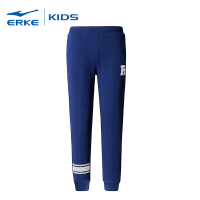 鸿星尔克(ERKE)童装儿童运动长裤男童加厚针织裤子