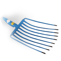 四通 九齿钢叉 铁路施工专用 叉头长:400mm GC-1