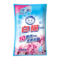 白猫无磷洗衣液袋装500g