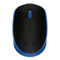 罗技（Logitech）M171 无线鼠标 即插即用 蓝色
