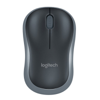 罗技(Logitech)M185 无线鼠标 USB办公笔记本台式电脑光电鼠标无线省电鼠标 灰色