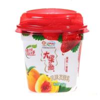 伊利酸奶大果粒系列260g黄桃&草莓风味