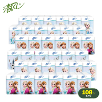 清风 冰雪奇缘手帕纸 108包整箱装
