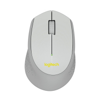 罗技(Logitech)M280无线鼠标 台式电脑笔记本 无线光电家用游戏商务便携办公鼠标 灰色