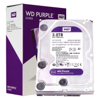 西部数据（Western Digital）紫盘 3TB 5400转/64M/SATA/EJRX 监控硬盘