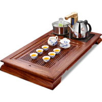 金灶(KAMJOVE) 花梨实木茶盘整套茶具自动茶具套装 R-580搭配全智能茶炉K9功夫茶具茶海
