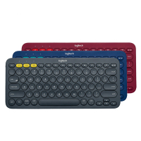 罗技(Logitech)K380 蓝牙键盘 平板IPAD键盘 时尚便携 超薄巧克力按键 (不含鼠标)红色