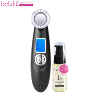 锦契 导入导出嫩肤毛孔洁面仪大赏得主美容仪导入光子嫩肤补水仪 杏色 黑色