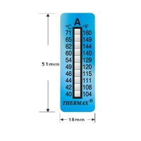 STK(THERMAX )测温纸 热敏变色试纸 测温贴片10格40°-70°(10片/包)