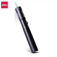 得力 (deli)充电激光笔 LED大屏 液晶屏指示笔 激光手电 绿光笔 沙盘笔 50602