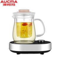 澳柯玛(AUCMA)迷你养生壶ADK-300Q1家用触屏式定时保温节能高硼硅玻璃 桌面宝宝煮茶器热奶炖杯保温垫0.33L