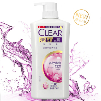 清扬(CLEAR)洗发水 去屑洗发露多效水润养护型750g(新老包装随机发)(氨基酸洗发)