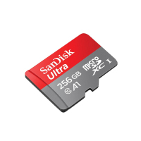 闪迪(SanDisk)256GB TF(MicroSD)存储卡 U1 C10 A1 至尊高速移动版 读速100MB/s