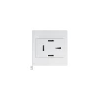 正泰(CHNT) 一联三相四线插座25A NEW7-S43800 白色