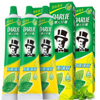 黑人(DARLIE)双重薄荷清新口气牙膏225g 防蛀固齿防口气 (新老包装随机发放) 双重薄荷225g