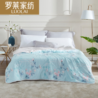 罗莱家纺夏凉被1.8米床上用品夏季空调被双人宿舍夏被绒语紫眠