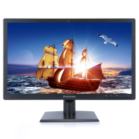联想(Lenovo) LS2033升级V21 20.7英寸LED液晶宽屏显示器电脑显示器 黑色