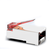 安普康(AMPCOM) AMCAT6B100(RD)六类屏蔽水晶头 红色100个装