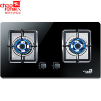 超人(chaoren)台嵌两用燃气灶 JZY-618-B601 防爆钢化玻璃 液化气灶