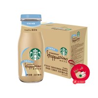 starbucks/星巴克星冰乐香草味咖啡饮料281ml*6瓶