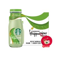 星巴克(starbucks/星巴克抹茶味星冰乐奶茶饮料281ml*6瓶