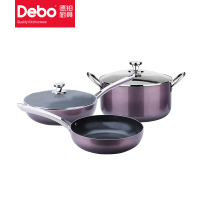 德铂（Debo）厨具埃尔DEP-592炒锅煎锅汤锅厨具套装