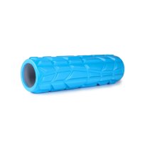 捷英飞(JOINFIT)45cm蓝色 泡沫轴 空心瑜伽柱 铠甲轴 狼牙按摩轴 肌肉放松滚轴 狼牙按摩棒