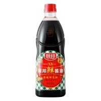 厨邦鲜酱油900ml 酿造酱油 特级鲜味头道生抽 家用炒菜凉拌调味生抽
