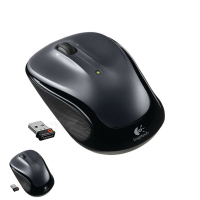 罗技(Logitech) MK235无线光电鼠标 黑色