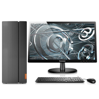 联想(Lenovo)Ideacentre擎天510A 分体机台式电脑 /IntelG3930/4GB/1TB/23英寸显示器 商务办公学习个人家用企业采购
