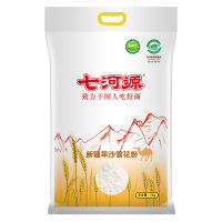 七河源新疆旱沙雪花粉5kg 小麦粉 高筋粉 烘焙原料 通用 奇台面粉